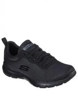 Skechers Flex Appeal 3.0 First Insight Trainers - Black, Size 5, Women