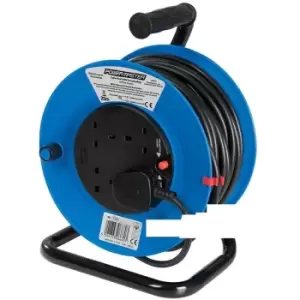 Powermaster - Cable Reel Freestanding 13A 230V - 4-Gang 25m