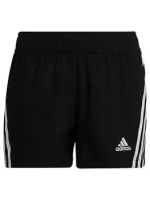 Adidas Adidas Older Girls Aeroready 3 Stripe Shorts