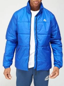 Adidas Bsc 3-Stripe Insulated Jacket - Blue