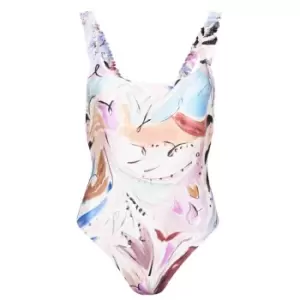 Ted Baker Jenaly Floral Swimsuit - White