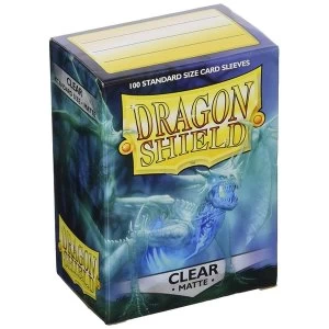 Dragon Shield Matte - Clear 100 Sleeves in box - (10 Packs)