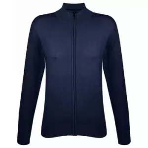 SOLS Womens/Ladies Gordon Full Zip Cardigan (L) (Navy)