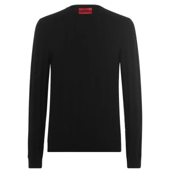 Hugo Satu Jacquard Knit Jumper - Black