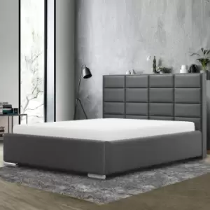 Envisage Trade - Tuanso Upholstered Beds - Plush Velvet, Single Size Frame, Grey - Grey