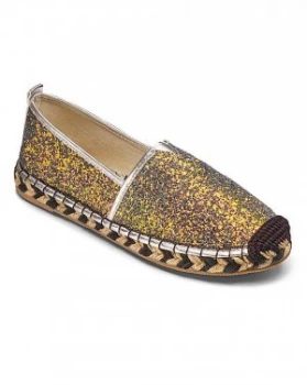 Glamorous Glitter Espadrille D Fit