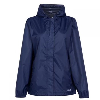 Gelert Packaway Waterproof Jacket Ladies - Navy