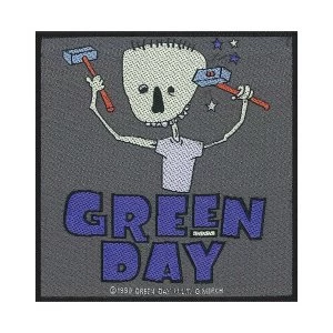 Green Day - Hammer Face Standard Patch