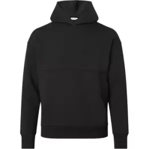 CALVIN KLEIN Comfort Debossed Logo Oth Hoodie - Black