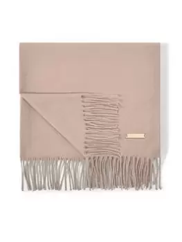 Katie Loxton Plain Blanket Scarf - Taupe, Women