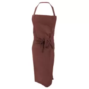 Jassz Bistro Bib Apron / Hospitality & Catering (One Size) (Burgundy)