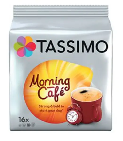 Tassimo Morning Cafe Coffee Pack of 16 Pods