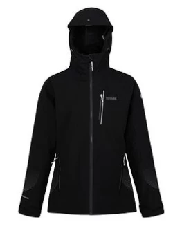 Regatta Highton Pro Waterproof Shell Jacket - Black, Size 10, Women