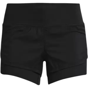 Under Armour RUSH Stamina 2N1 Shorts Womens - Black