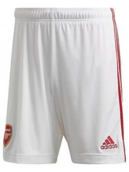 adidas Arsenal Mens 20/21 Home Shorts - Home, White, Size L, Men