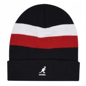 Kangol Stripe Beanie - Navy