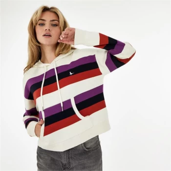 Jack Wills Riley Knitted Hoodie - Multi Stripe