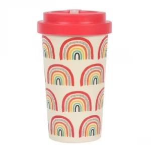 Rainbow Bamboo Mug with Sleeve