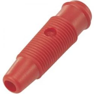 Jack socket Socket straight Pin diameter 4mm Red SCI