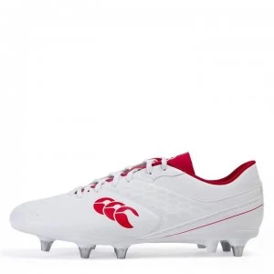 Canterbury Phoenix Raze Mens SG Rugby Boots - White