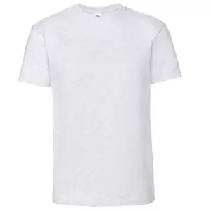 Fruit Of The Loom Mens Ringspun Premium T-Shirt (L) (Ash)