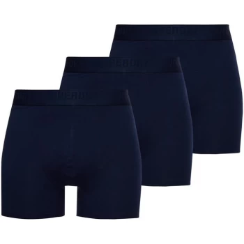 Superdry 3 Pack Boxers - Rich Navy ZRN