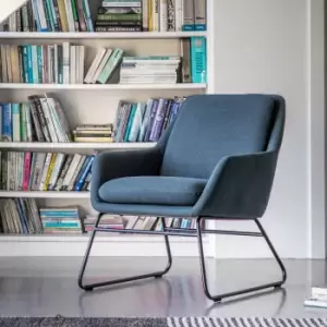 Gallery Direct Zinda Chair Midnight 635X885X835Mm