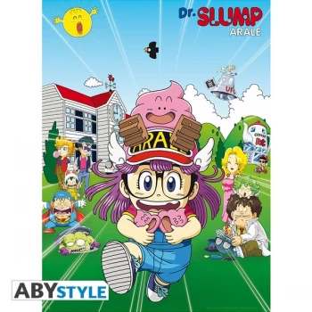 Dr Slump - Penguin Village Small Poster