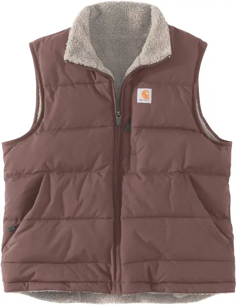 Carhartt Relaxed Midweight Utility Ladies Vest, brown, Size S for Women