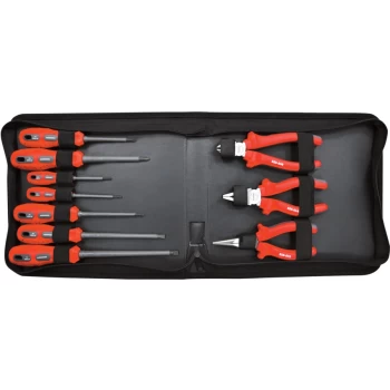 Insulated Screwdriver & Plier Set 10-Pce