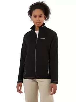 Craghoppers Miska Fleece Full Zip Jacket - Black, Size 20, Women