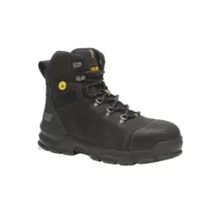 Caterpillar Mens Accomplice Grain Leather Safety Boots (6 UK) (Black)