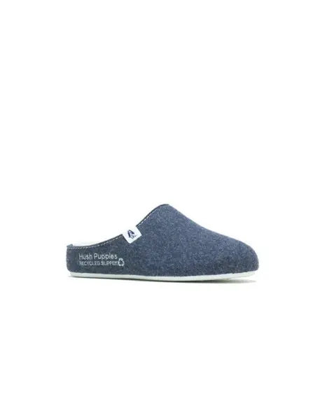 Hush Puppies 'The Good Slipper' 90% Recycled RPET Polyester Mule Slippers Navy