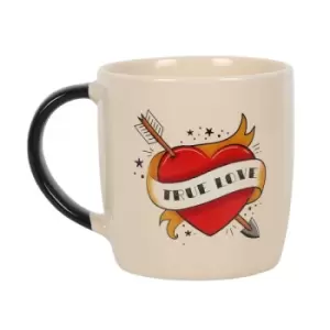 Tattoo True Love Heart Ceramic Mug