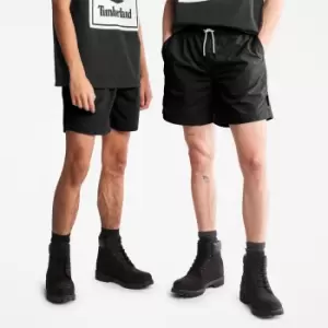 Timberland All Gender Windbreaker Shorts In Black Product gender genderless, Size XL