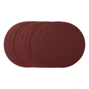 Draper Sanding Discs, 150mm, PSA, 80 Grit, (Pack of 10)