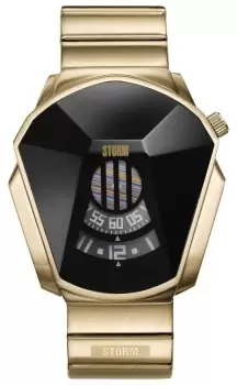 STORM 47001/GD/BK Darth Gold Stainless Steel Watch