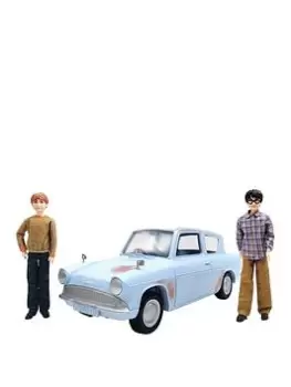 Harry Potter Harry & Ron'S Flying Adventure Car With 2 Dolls