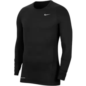 Nike M Np Top Warm Crewneck, Black/White, Male, Longsleeves, CU6740-010