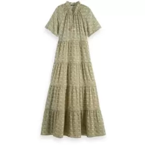 Scotch and Soda Flowy Maxi Dress - Green