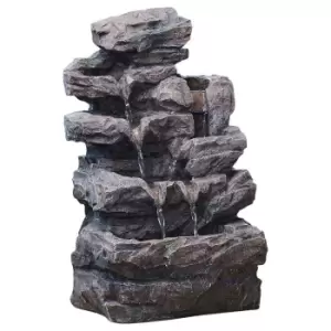 Garden Gear Serenity Rock Fall Indoor Outdoor Water Feature