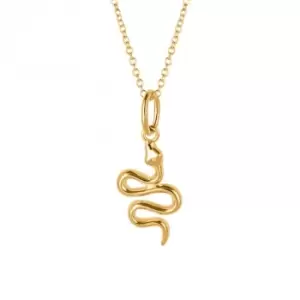 Gold Plated Snake Necklace N4519