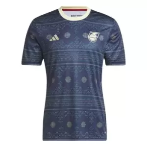 adidas Jamaica Pre Match T-Shirt 2023 Adults - Blue