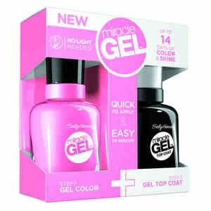 Sally Hansen Miracle Gel Duo Pack Pink Cadillaquer Pink