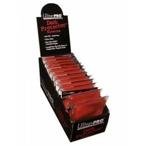 Ultra Pro Standard Size 50 Deck Protectors Box Red Case of 12