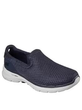 Skechers Go Walk 6 Athletic Mesh Slip On Shoe, Navy, Size 7, Men