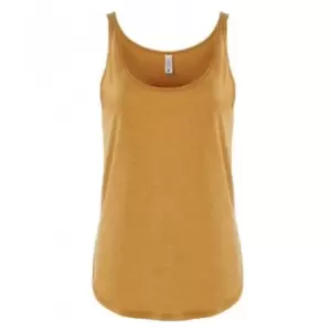 Next Level Womens/Ladies Sleeveless Tank Top (XS) (Antique Gold)