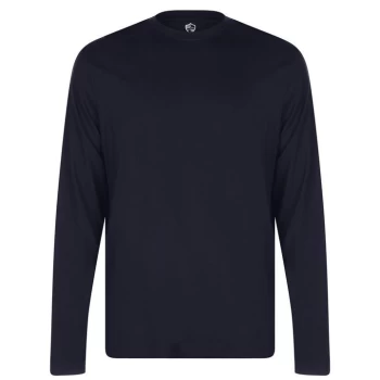 Howick Long Sleeve Pyjama T Shirt - Blue