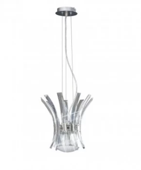 Ceiling Pendant 4 Light Polished Chrome