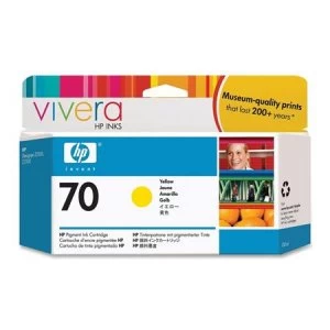 HP Original 70 Yellow Ink Cartridge